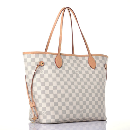 Louis Vuitton Damier Azur Neo Neverfull MM Rose Ballerine 5 of 20