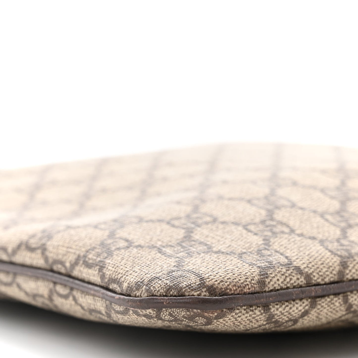 GG Plus Monogram Flat Vertical Tote Dark Brown