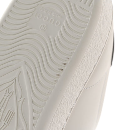 Gucci Calfskin Interlocking G Perforated Womens Ace Sneakers 37 White Grey Sky 12 of 12