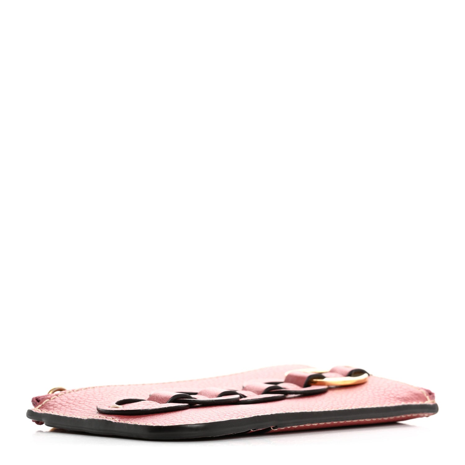Chloe Grained Shiny Calfskin Small Darryl Coin Purse Faded Rose 4 of 11