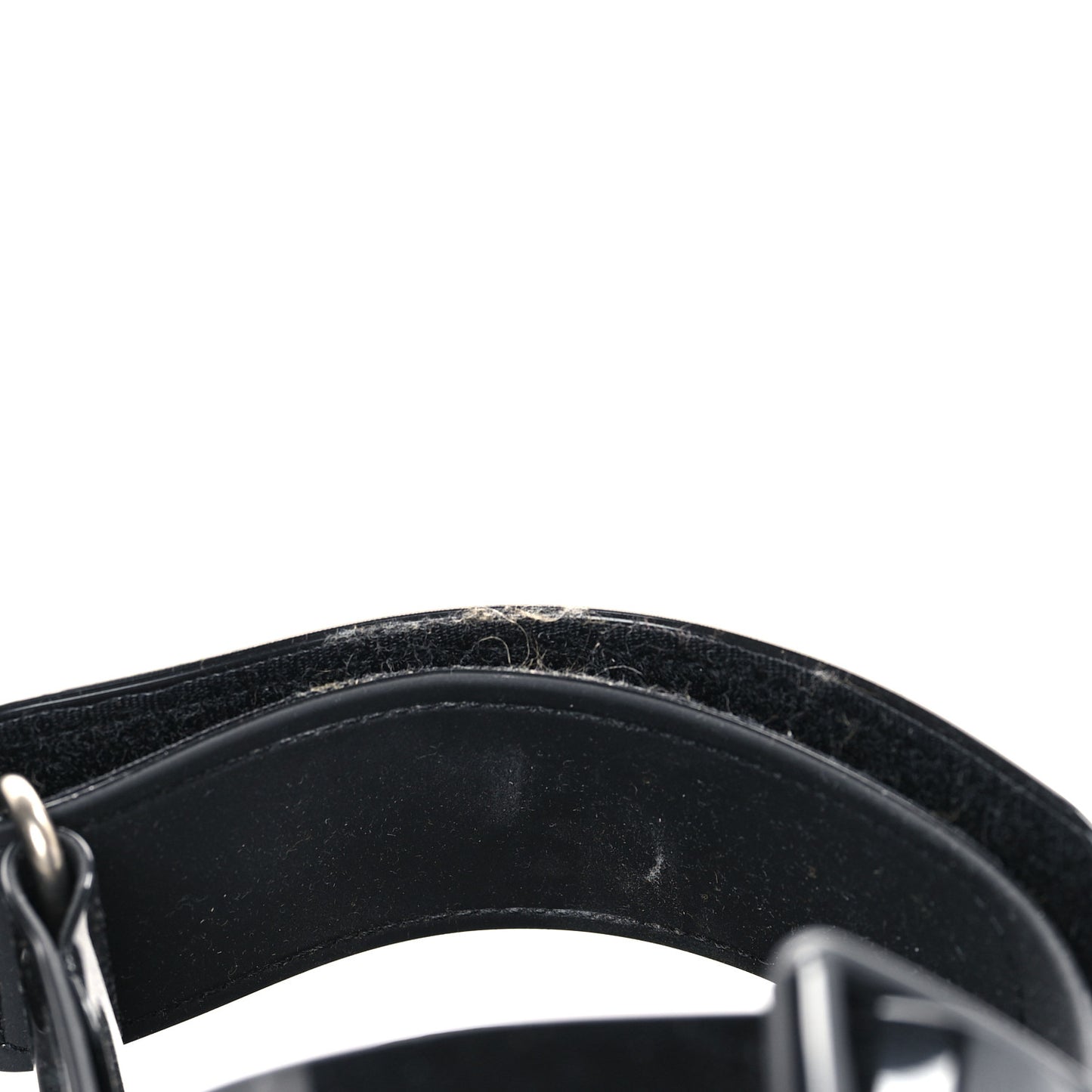 Rubber Mini Double G Womens Dad Sandals 36 Black