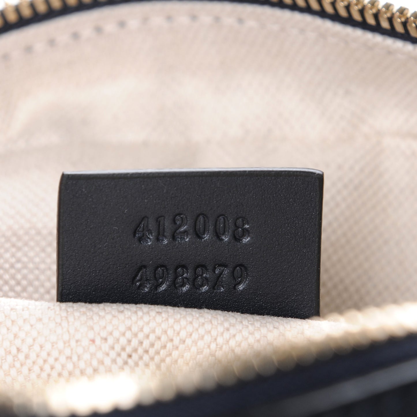 Monogram Web Small Webby Bee Shoulder Bag Beige Blue