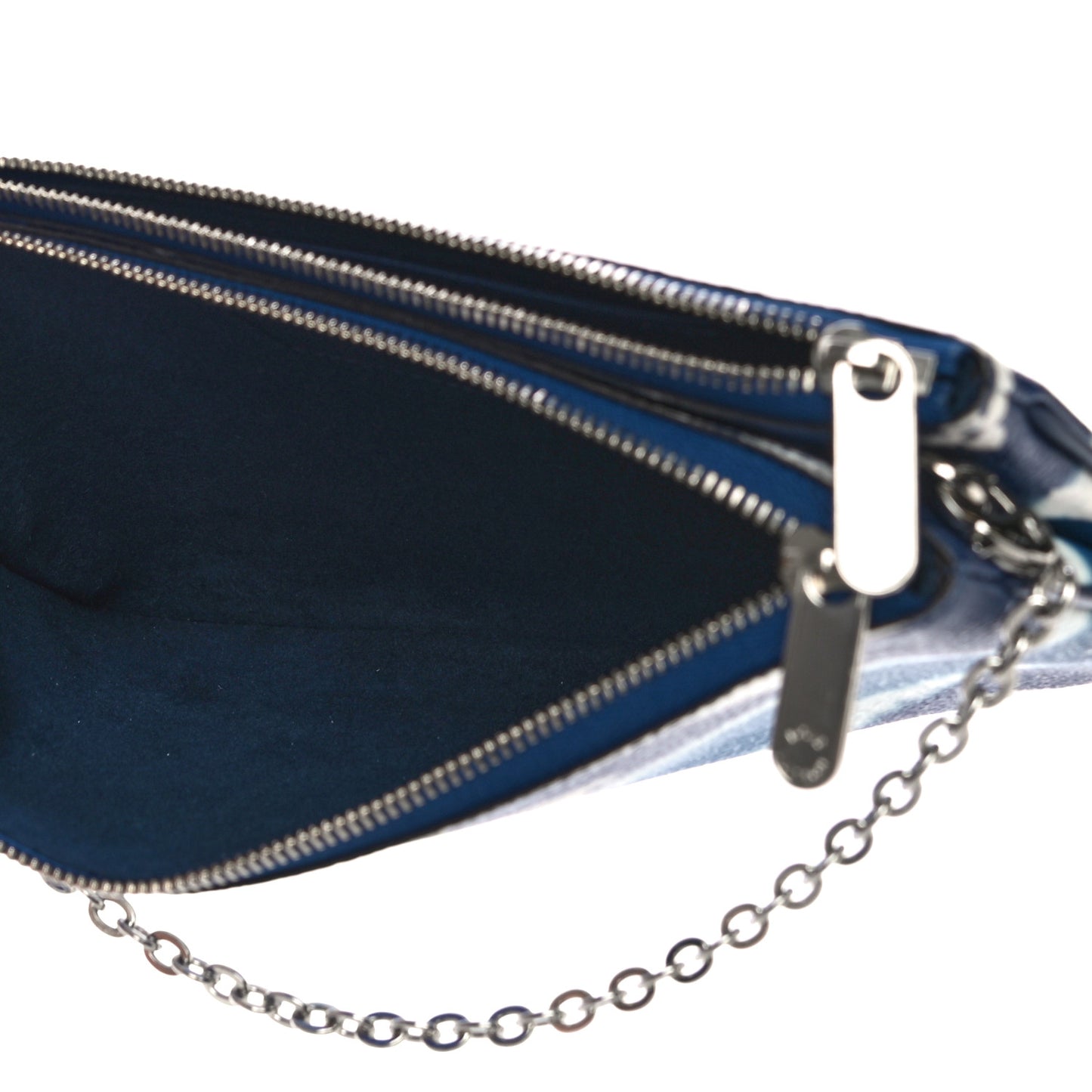 Monogram Giant Escale Double Zip Pochette Blue