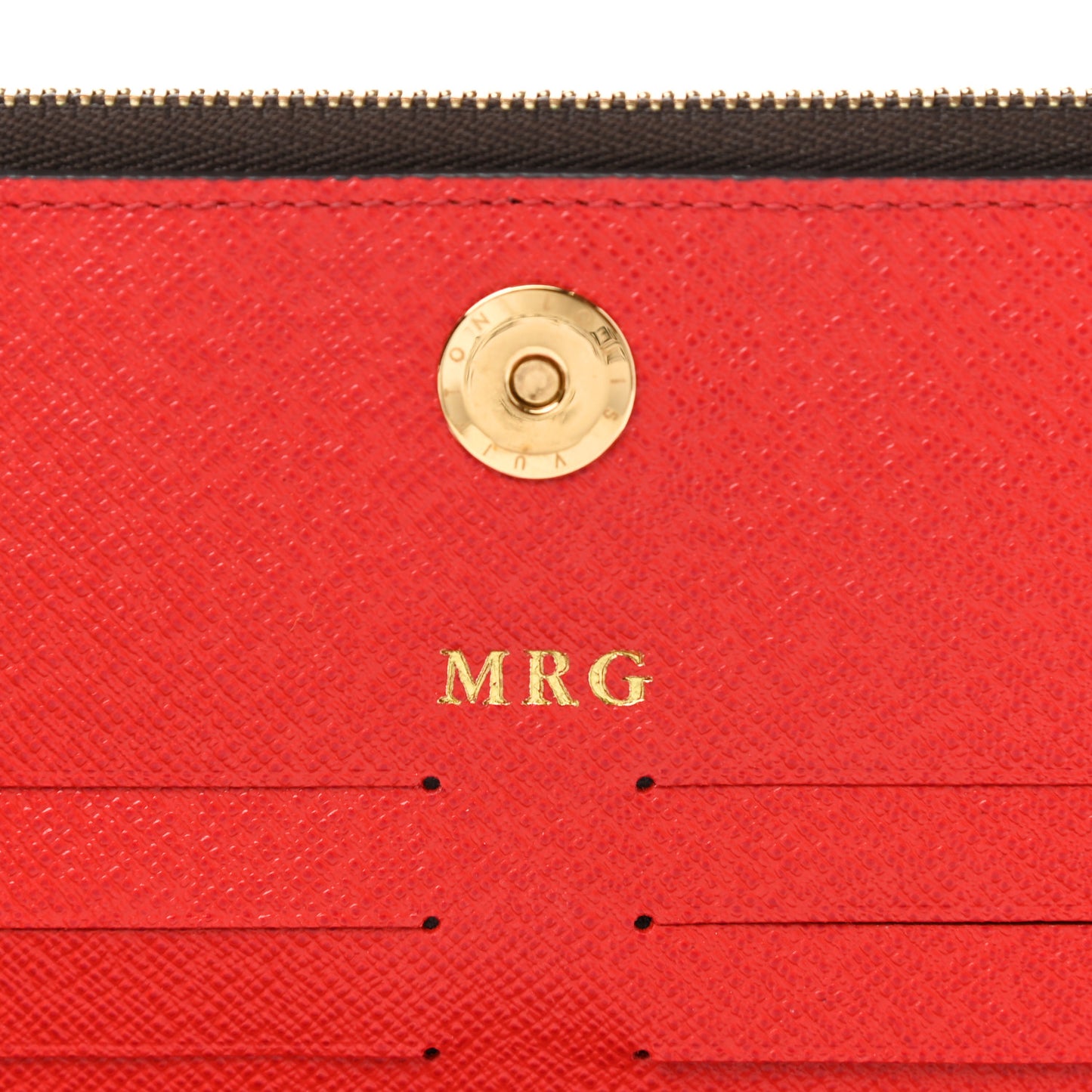 Monogram Adele Wallet Coquelicot