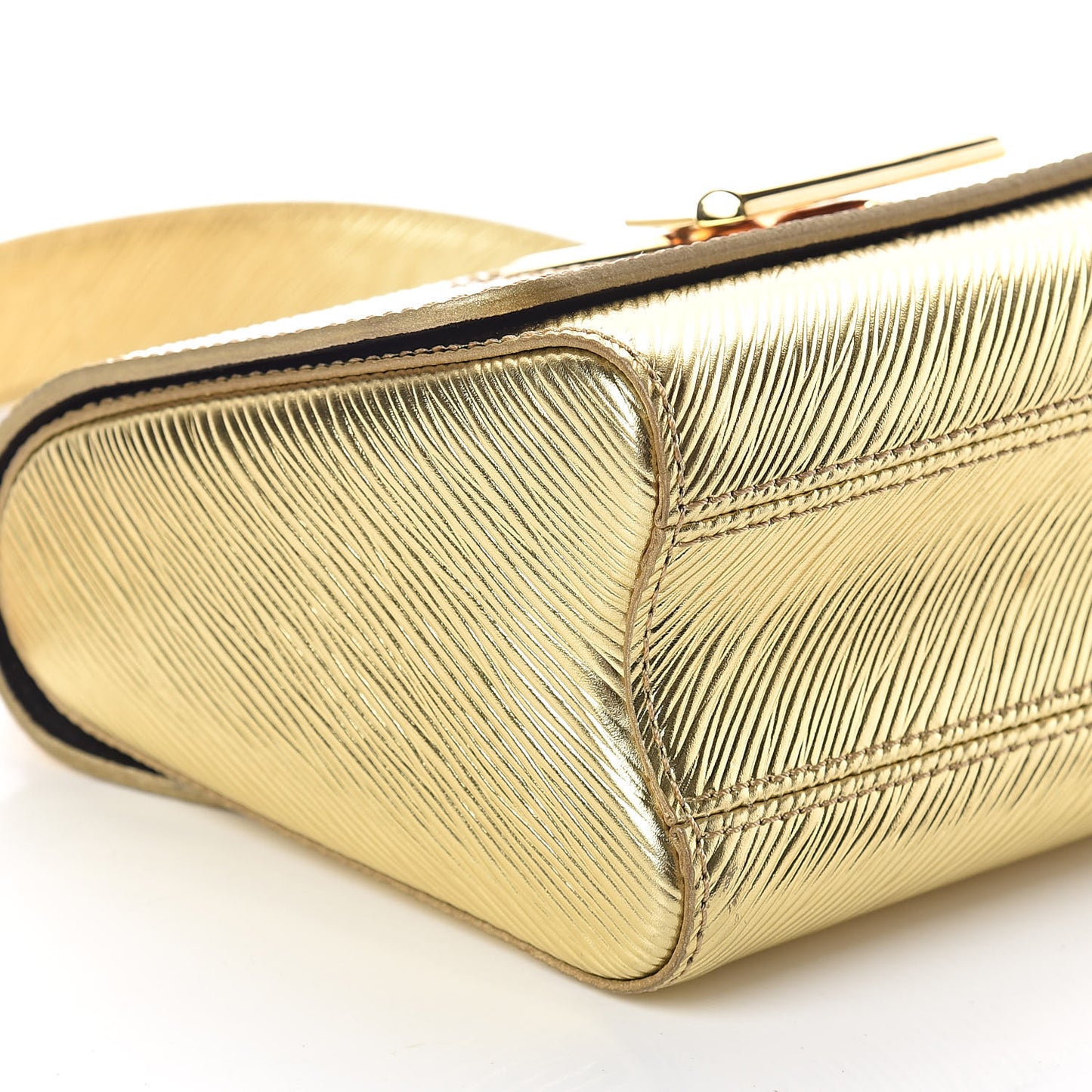 Epi Twist Shoulder Bag PM Gold