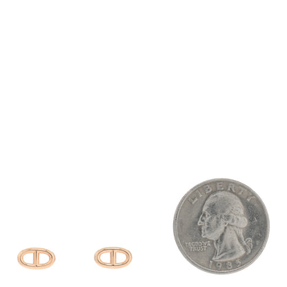 Hermes 18K Rose Gold TPM Farandole Stud Earrings 2 of 5