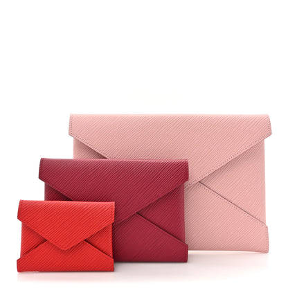 Louis Vuitton Epi Kirigami Pochette Set Rose Ballerine Fuchsia Coquelicot 3 of 12