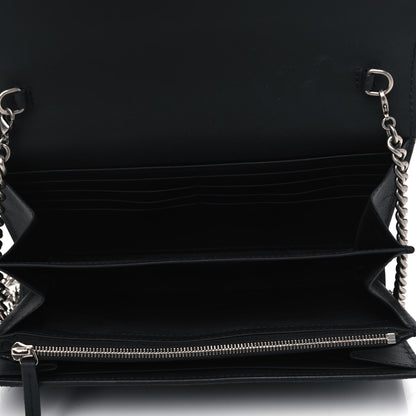 Gucci Suede Mini Dionysus Chain Wallet Black 4 of 6