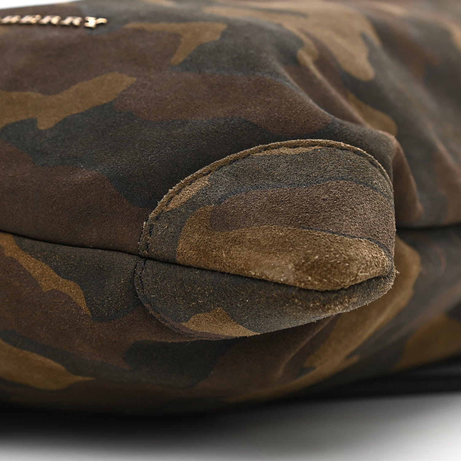 Burberry Calfskin Suede Camouflage Drawstring Baby Duffle Multicolor 11 of 11