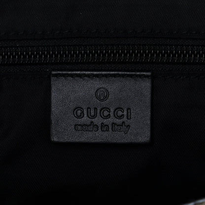 Gucci GG Supreme Monogram Web Flap Messenger Bag Black 6 of 12