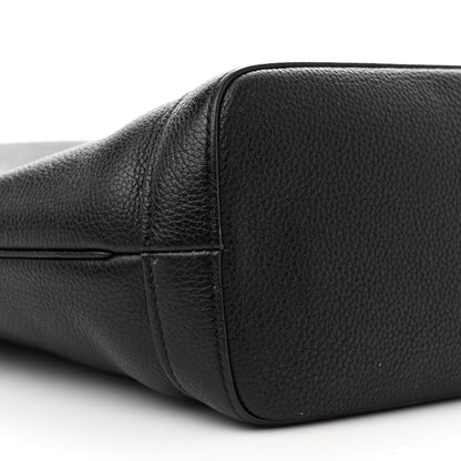 Celine Soft Grained Calfskin Medium Bucket Bag Black 9 of 12