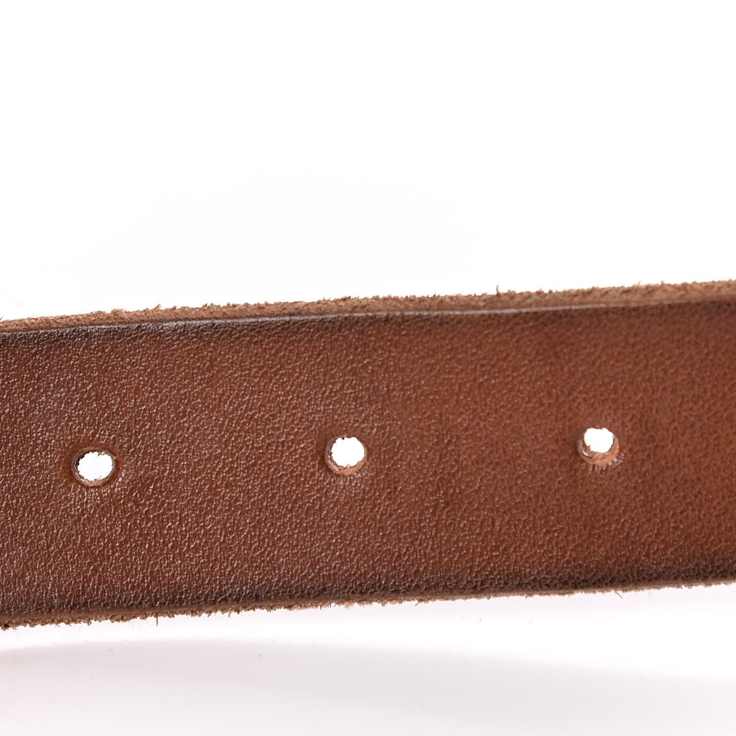 Gucci Cuoio Toscano Nickel Double Double G 30mm Belt 80 32 Cuir 5 of 8