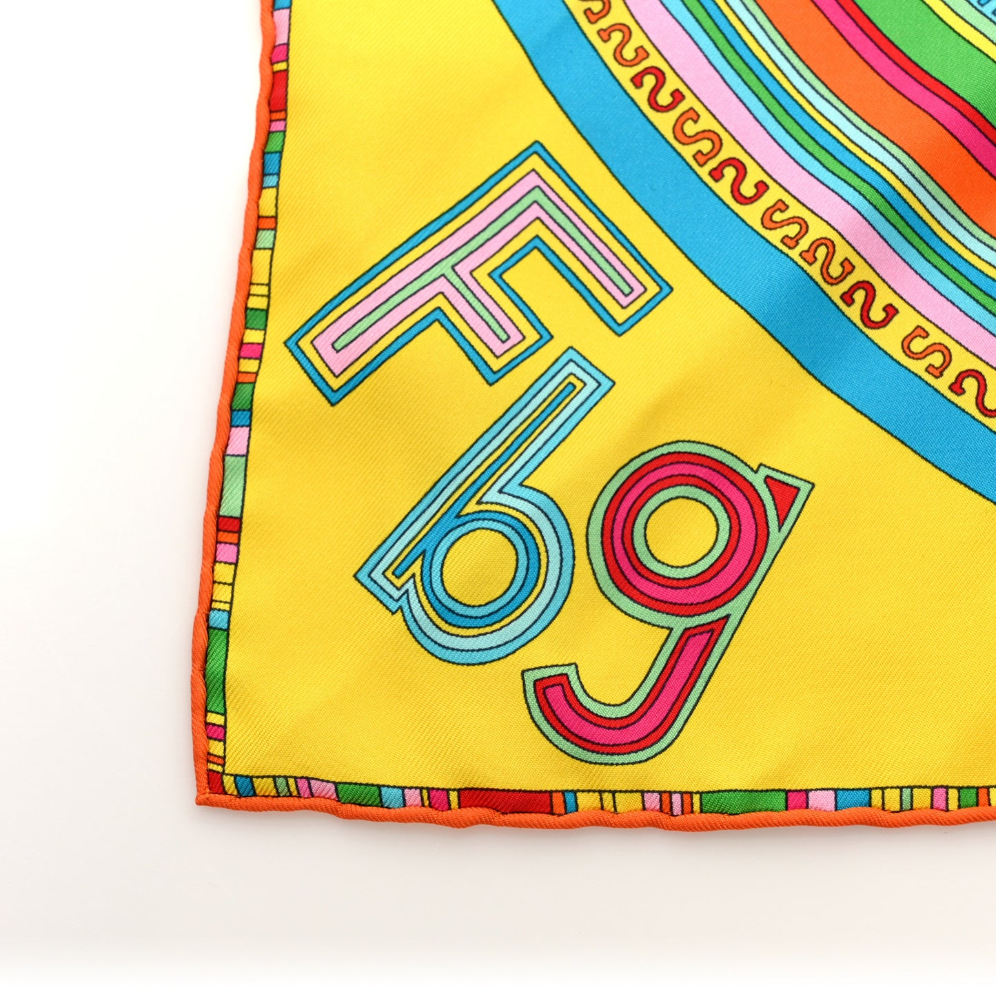 Silk Tohu Bohu Pocket Square