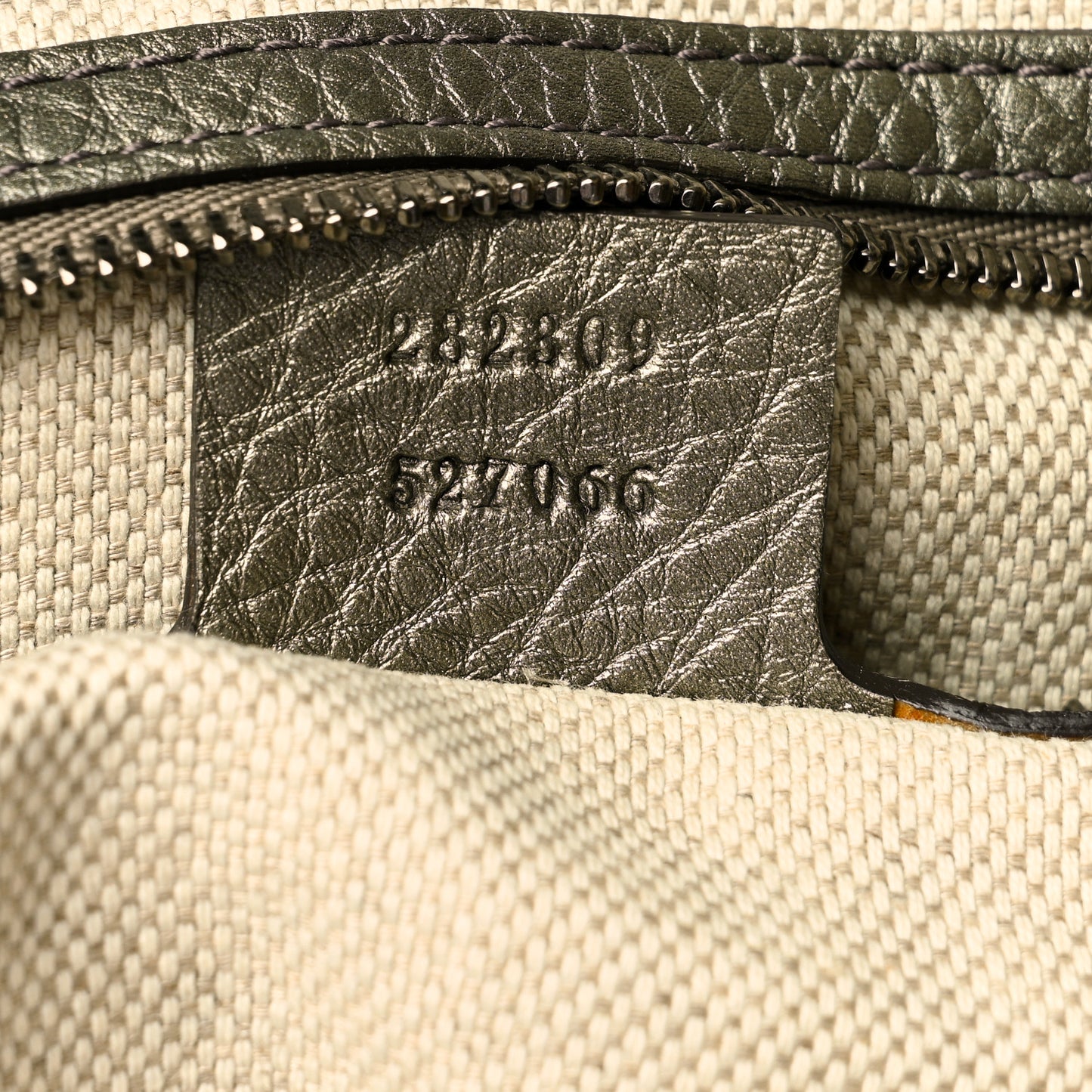 Metallic Cellarius Calfskin Medium Soho Shoulder Bag Sasso