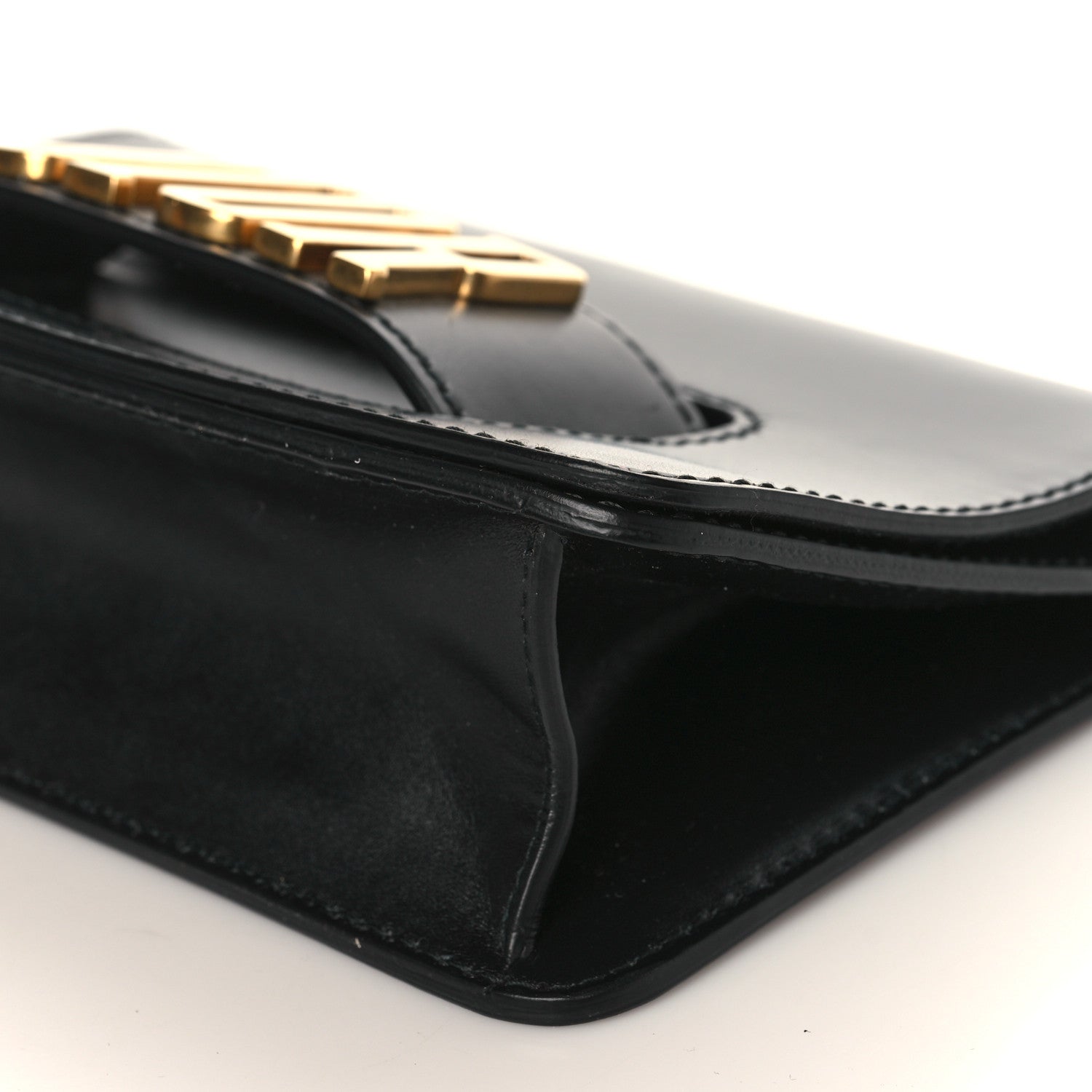 Christian Dior Smooth Calfskin Dio(r)evolution Flap Clutch Black 9 of 9
