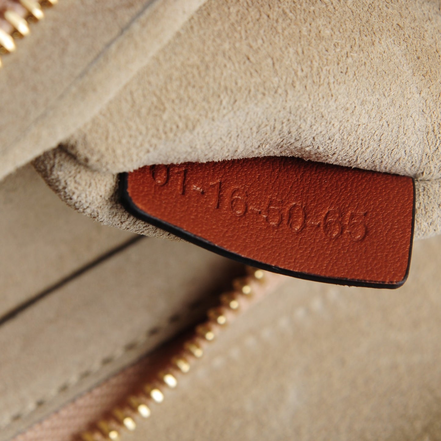 Suede Calfskin Medium Faye Shoulder Bag Tobacco