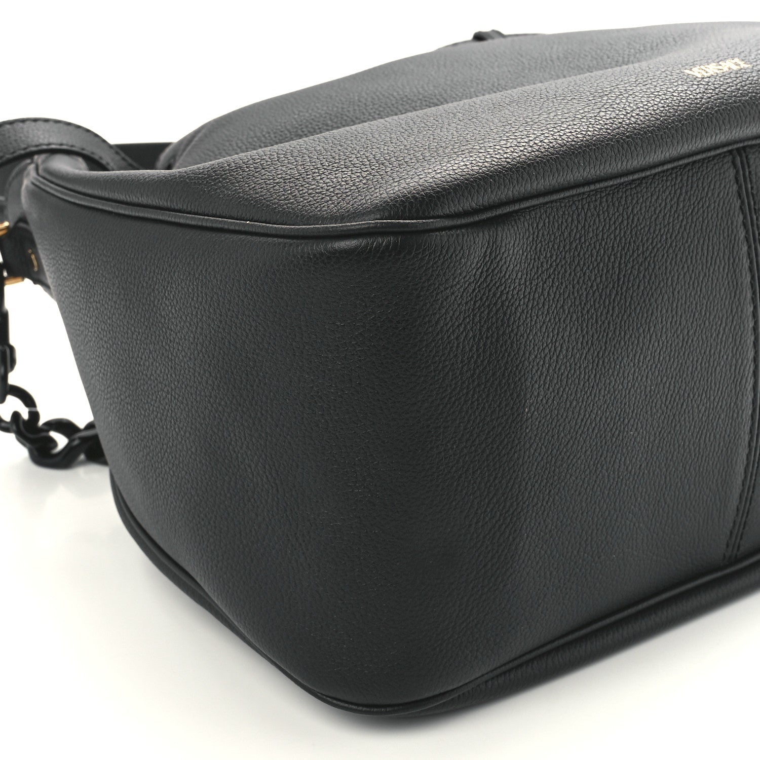 Versace Grained Calfskin La Medusa Bucket Bag Black 12 of 13