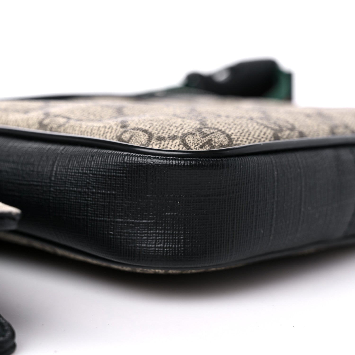 Gucci GG Supreme Monogram Web Belt Bag Black 12 of 13