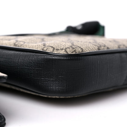 Gucci GG Supreme Monogram Web Belt Bag Black 12 of 13