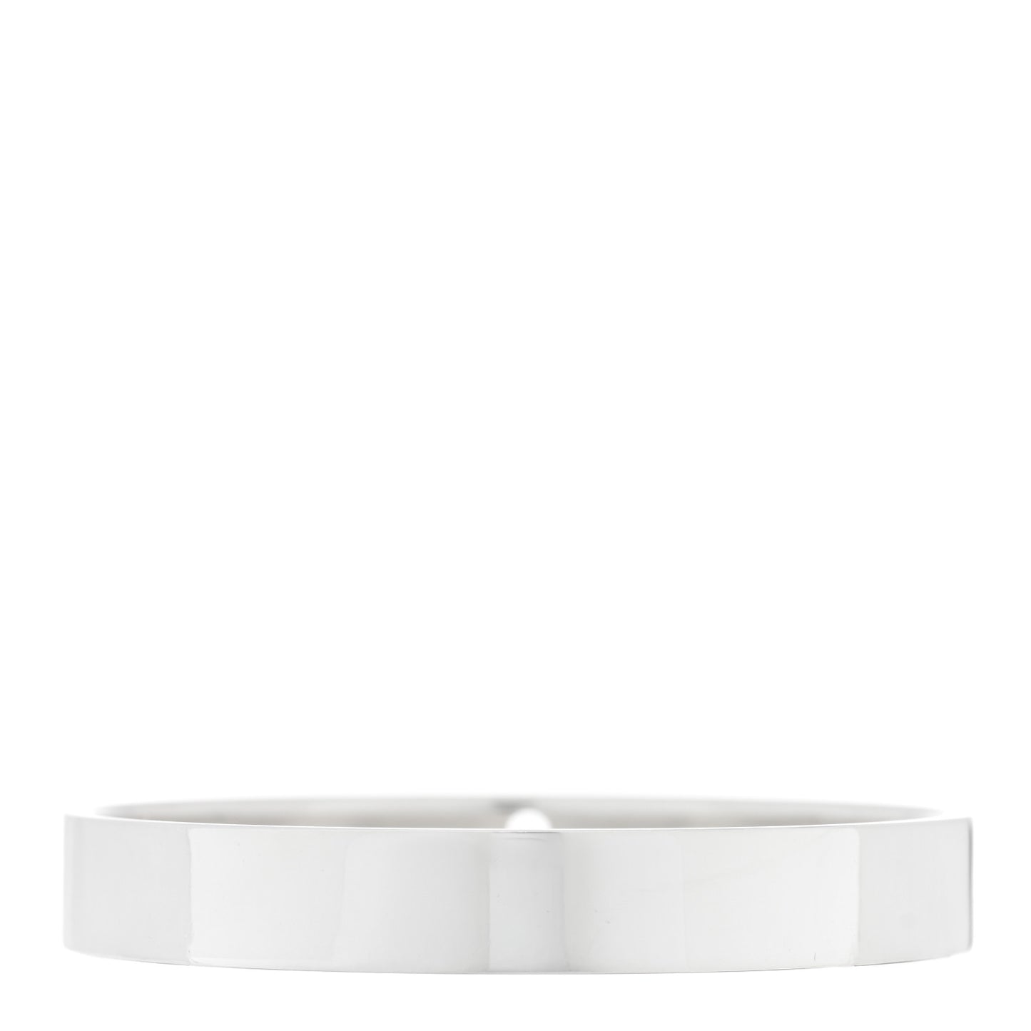 Sterling Silver Diamond Narrow Locks Bangle Bracelet