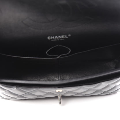 Chanel Patent Quilted Jumbo Double Flap Black 5 of 11