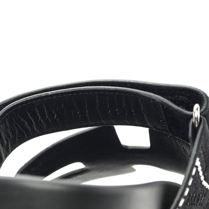 Hermes Suede Crystal Womens Chypre Sandals 37 Black 8 of 8