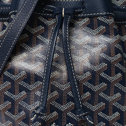 Goyard Goyardine Petit Flot Bucket Bag PM Navy 7 of 9