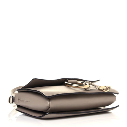 Chloe Suede Calfskin Small Faye Shoulder Bag Motty Grey 3 of 11
