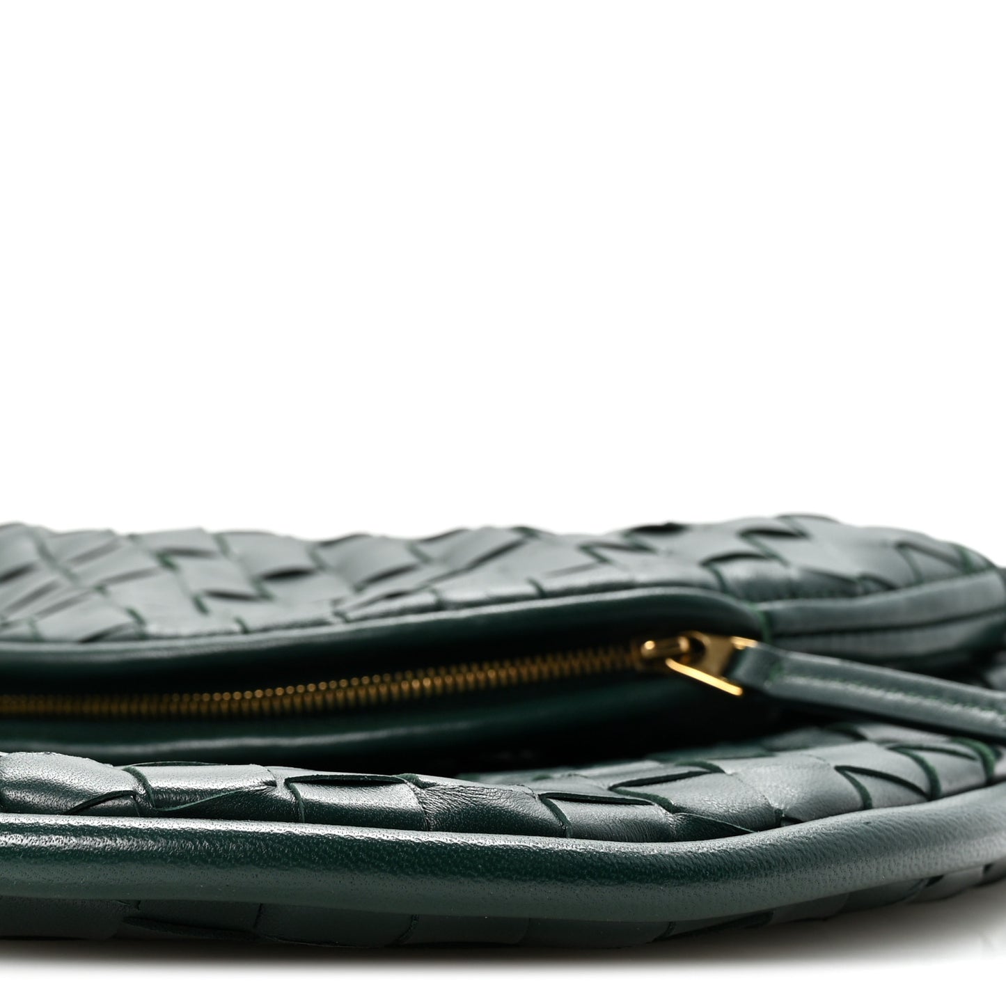 Nappa Intrecciato Medium Gemelli Emerald Green