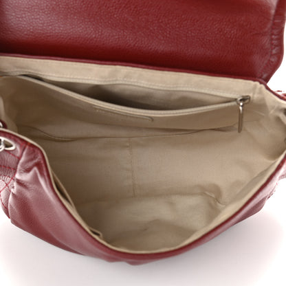 Chanel Caviar Large Half Moon Flap Red 4 of 10