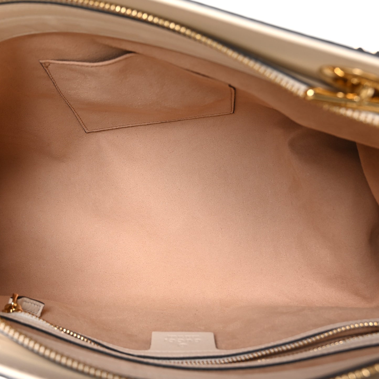 Guccissima Signature Medium Shoulder Tote Bag Mystic White