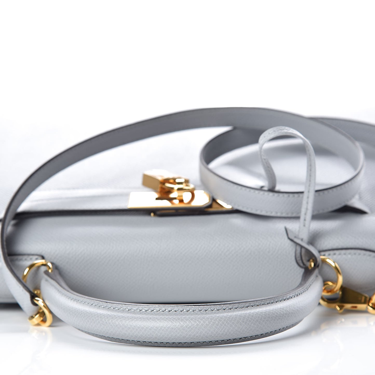 Epsom Kelly Sellier 28 Bleu Glacier