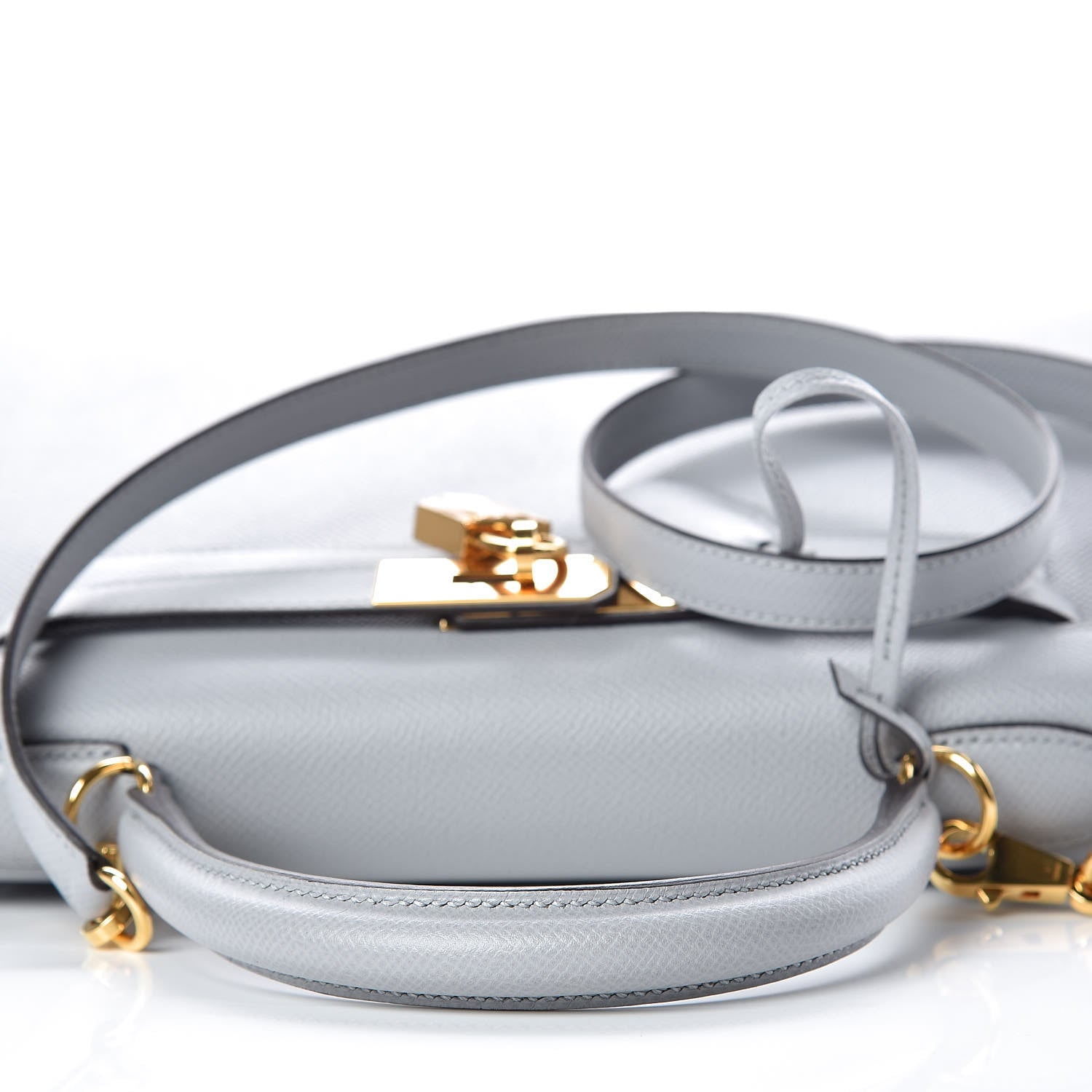 Hermes Epsom Kelly Sellier 28 Bleu Glacier 7 of 34