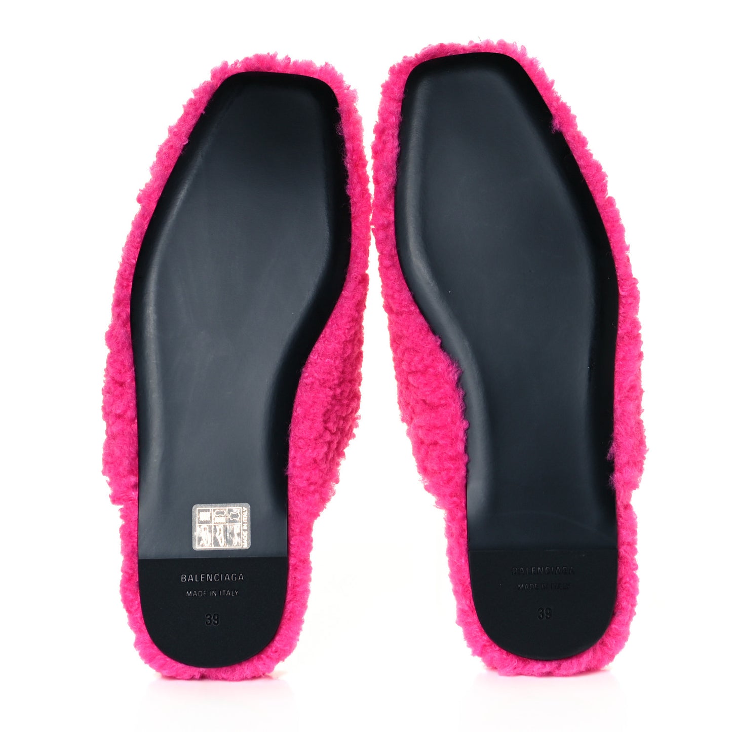 Faux Shearling Cosy BB Mules 39 Pink