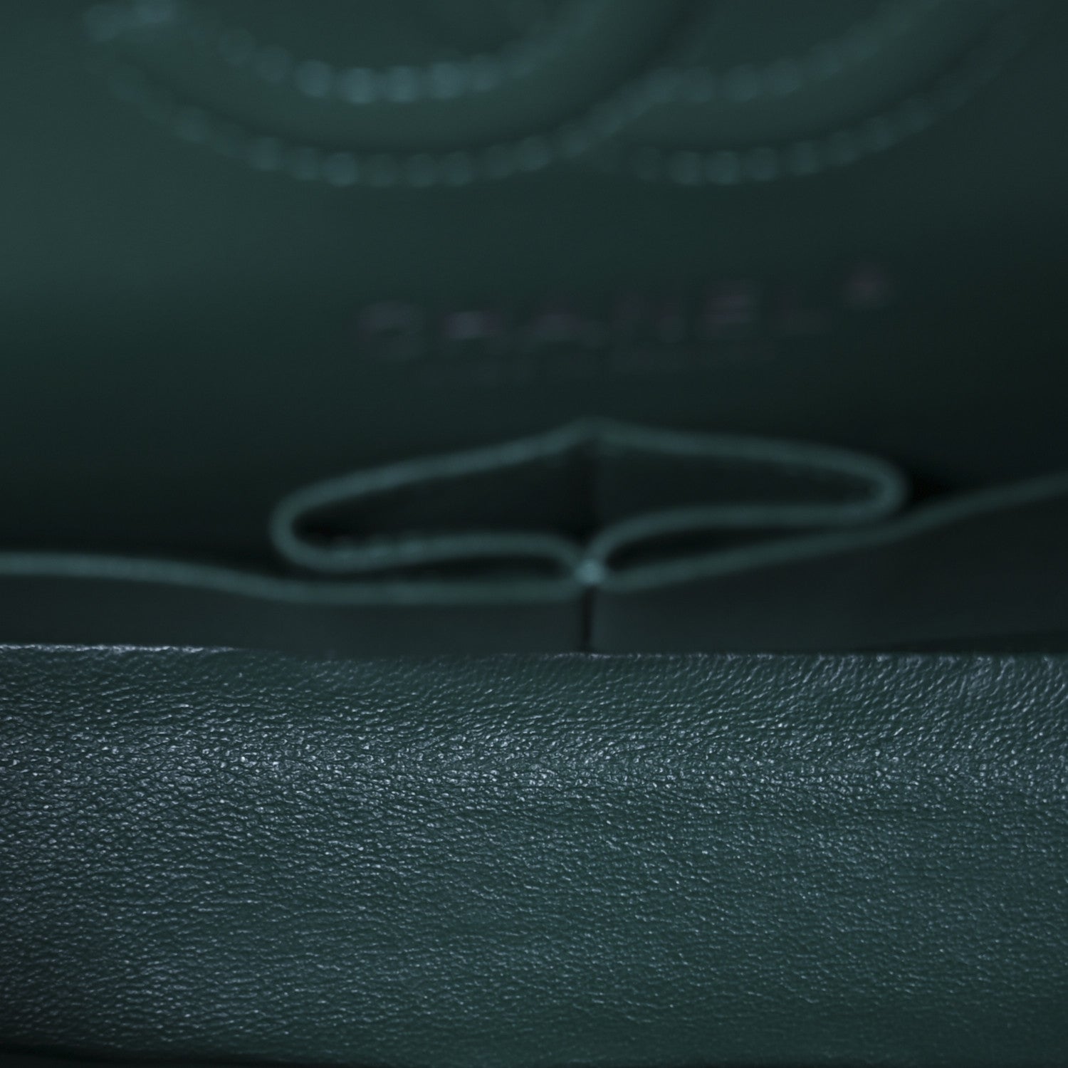 Chanel Lambskin Quilted Small Double Flap Green 5 of 10