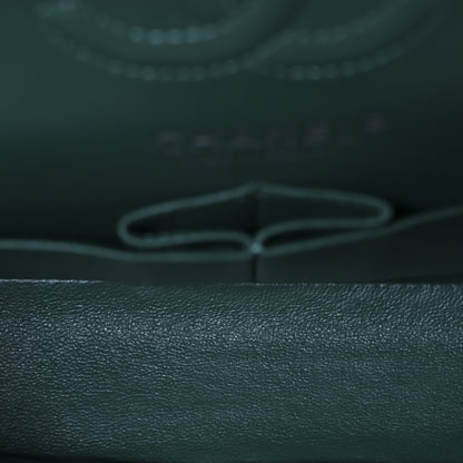 Chanel Lambskin Quilted Small Double Flap Green 5 of 10