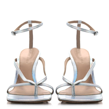 Bottega Veneta Laser Nappa Stretch Multi Strap 90mm Sandals 39 Moon Drop 3 of 14