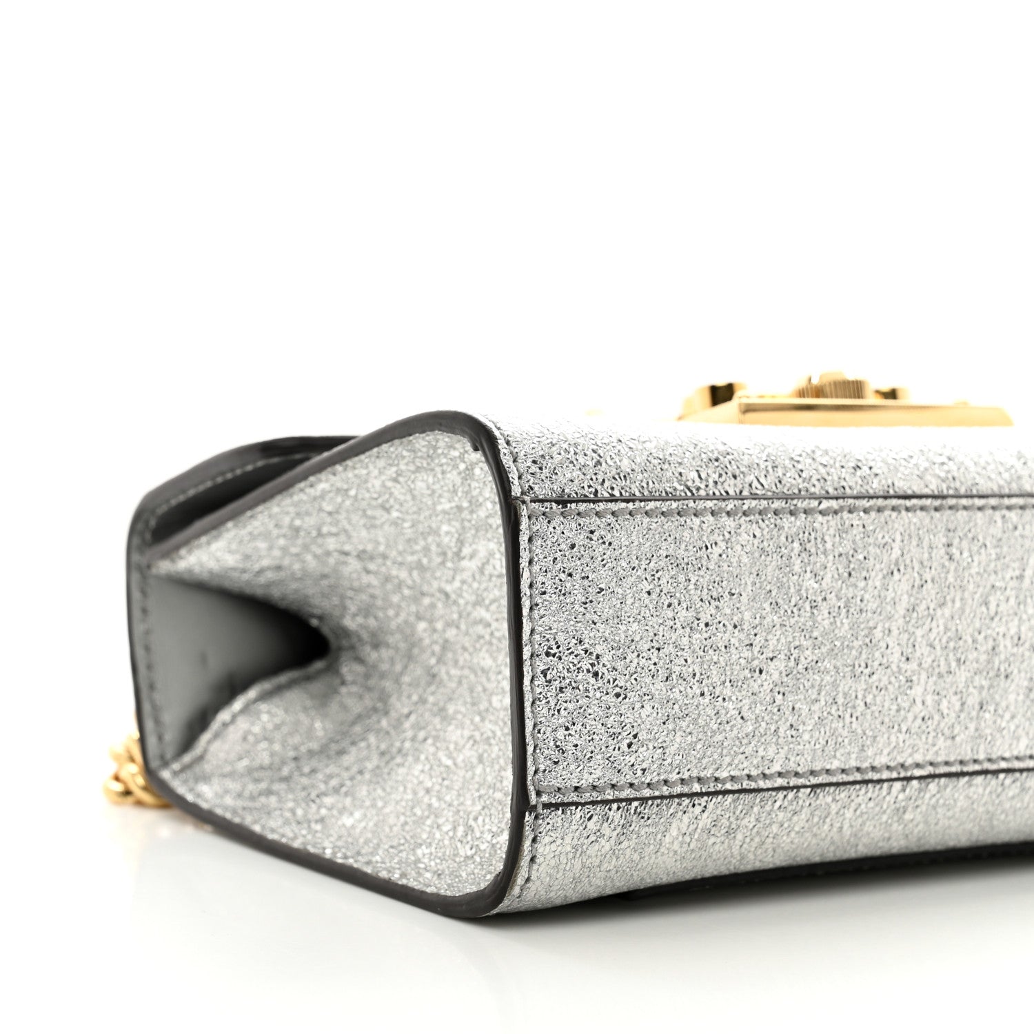 Gucci Galassia Small Padlock Shoulder Bag Argento 8 of 13