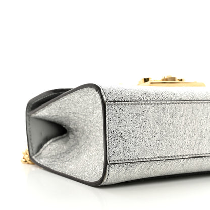 Gucci Galassia Small Padlock Shoulder Bag Argento 8 of 13