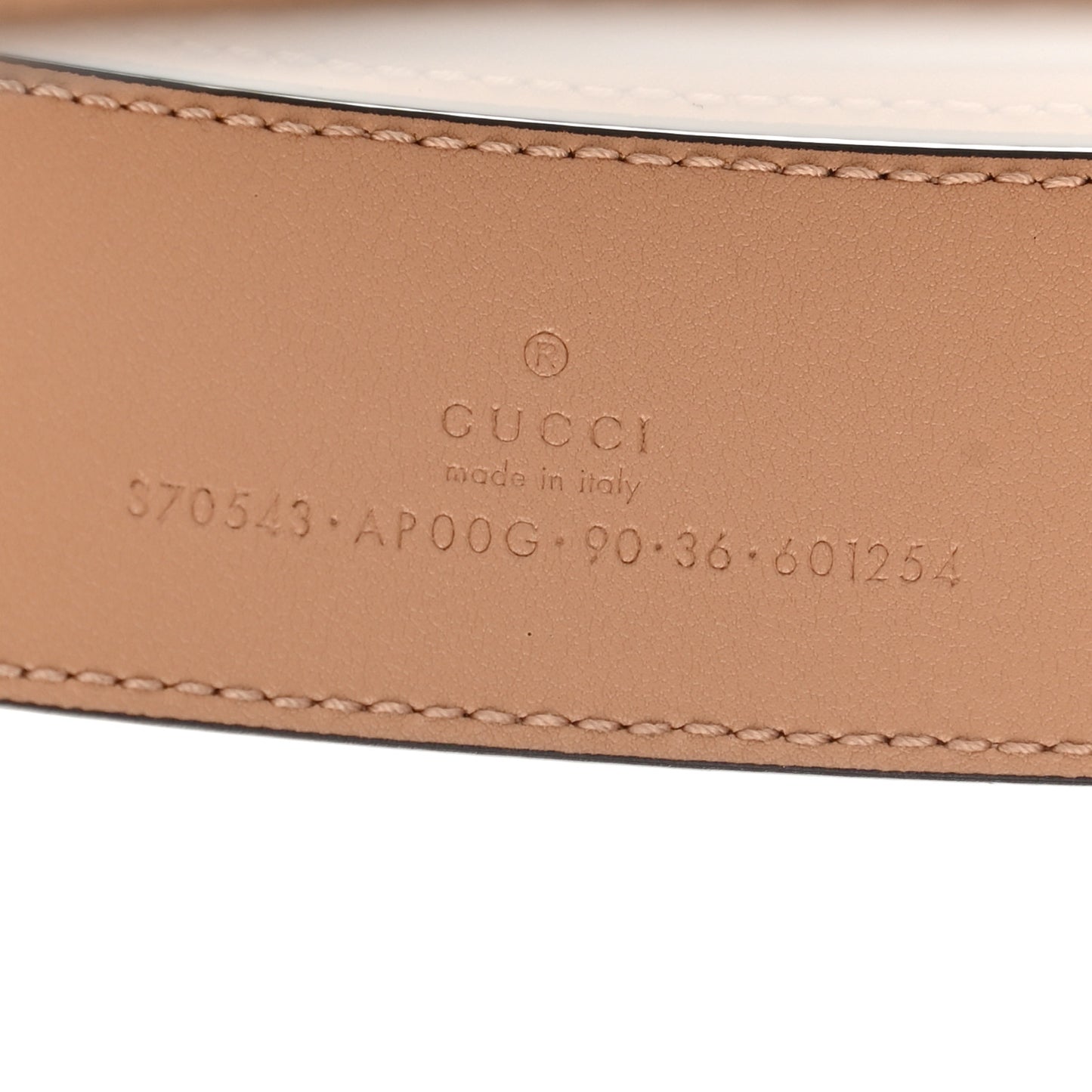 Calfskin Interlocking G 37mm Belt 90 36 Camelia