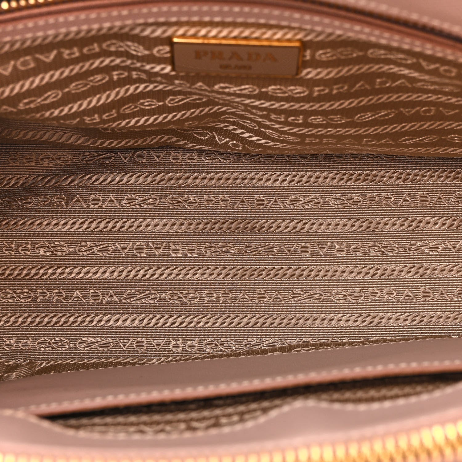 Prada Saffiano Small Galleria Double Zip Tote Cammeo 5 of 15
