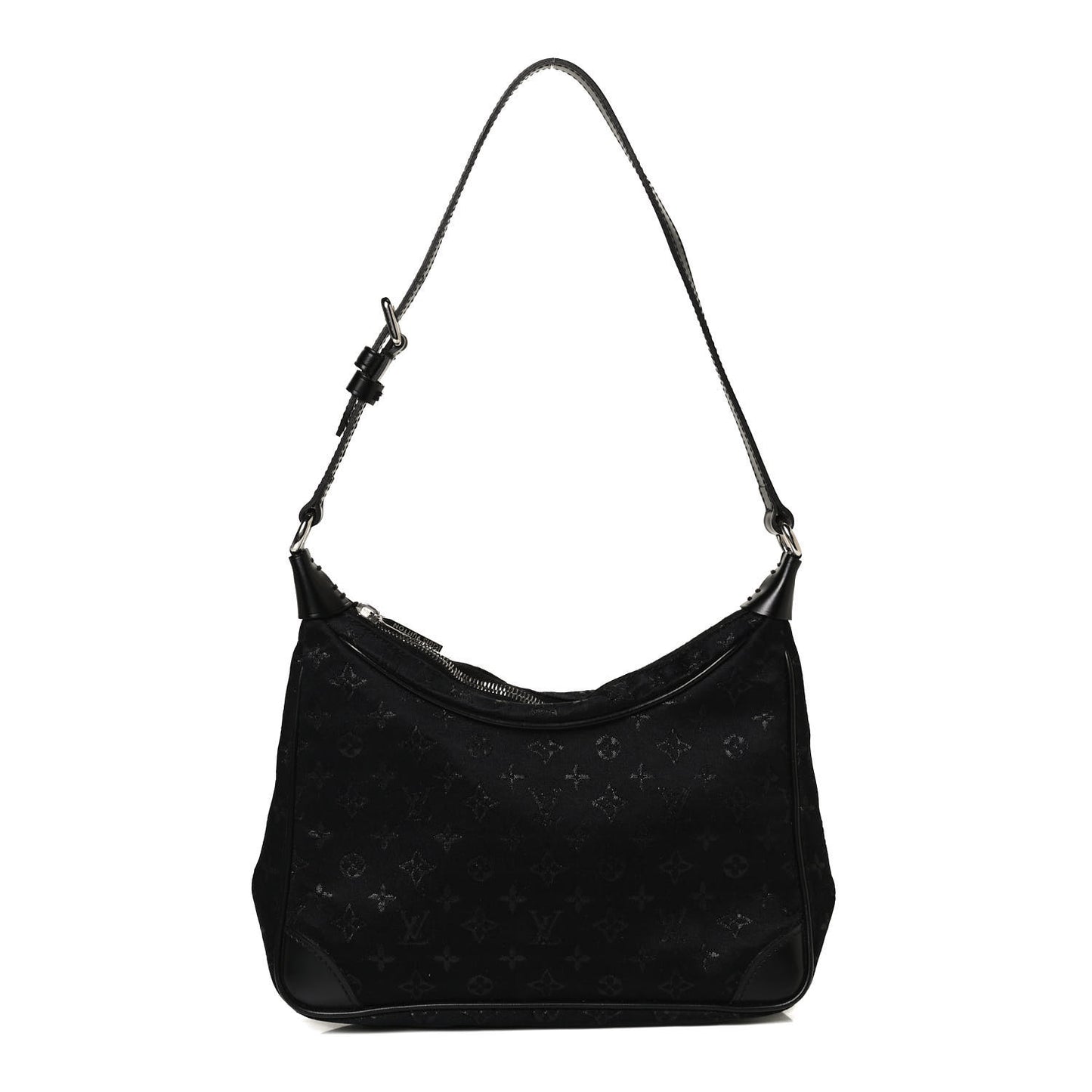 Satin Monogram Little Boulogne Black