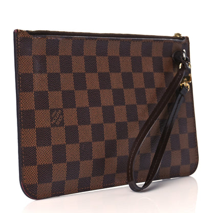 Louis Vuitton Damier Ebene Neverfull MM GM Pochette 3 of 10