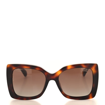 Chanel Square Polarized CC Sunglasses 5494-A Tortoise Brown 2 of 7