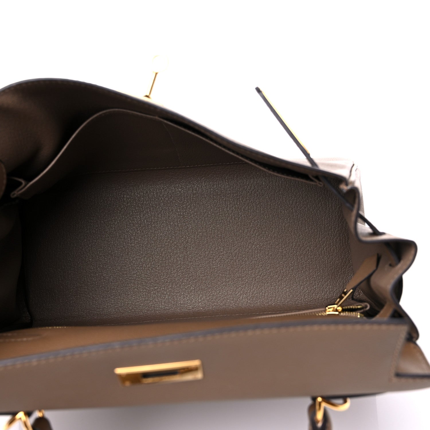 Hermes Evercolor Kelly Retourne 28 Beige De Weimar 5 of 13