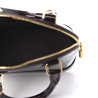 Louis Vuitton Vernis Alma BB Amarante 5 of 9