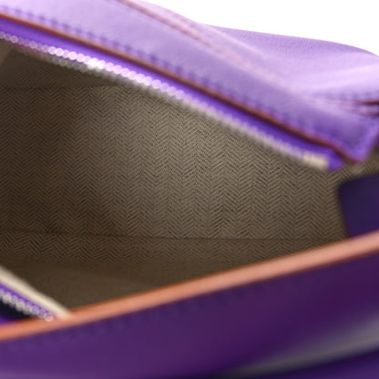 Loewe Calfskin Mini Puzzle Bag Purple Cognac 5 of 8