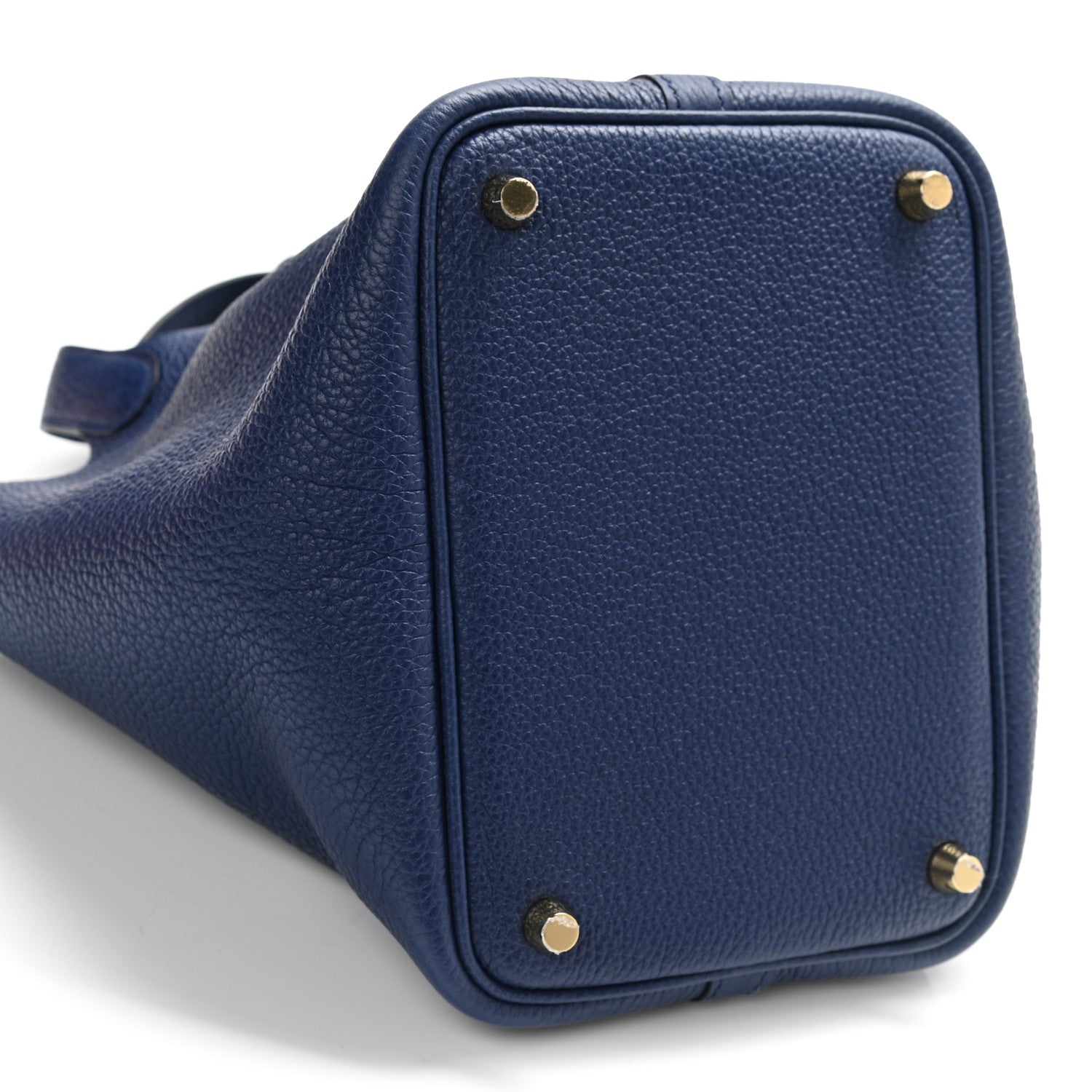 Hermes Taurillon Clemence Picotin Lock 18 PM Bleu Saphir 9 of 11