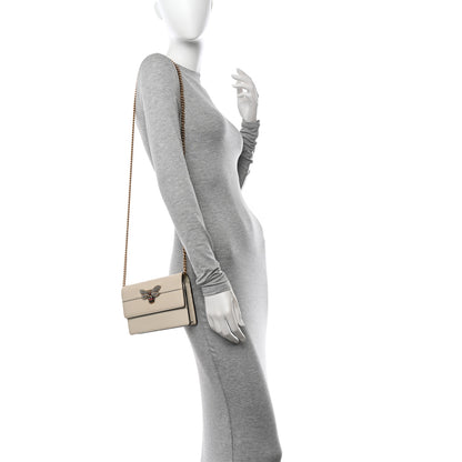 Gucci Calfskin Queen Margaret Chain Wallet Mystic White 2 of 15