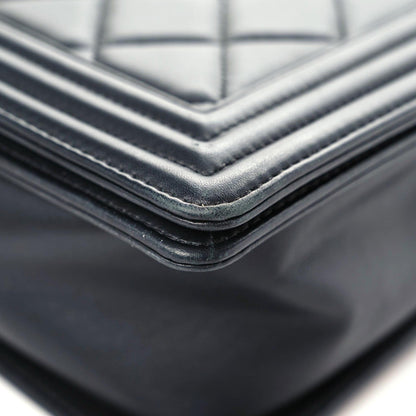 Chanel Lambskin Quilted Large Boy Flap Black 5 of 18